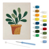 Punch Needle Plante en Pot