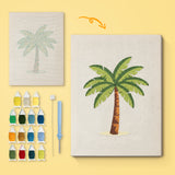 Punch Needle Palmier Tropical