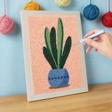 Punch Needle Cactus