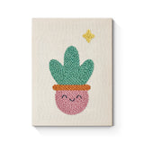 Punch Needle Cactus Rose