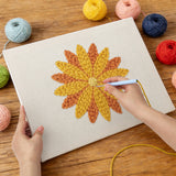 Punch Needle Soleil Orange
