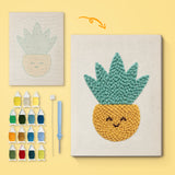 Punch Needle Succulente Souriante