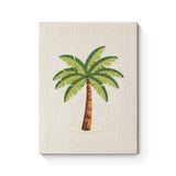 Punch Needle Palmier Tropical