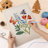 Punch Needle Papillons et Fleurs