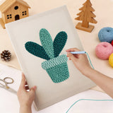 Punch Needle Cactus