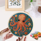 Kit Punch Needle - Tortue de Mer Tropicale