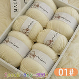 Fil de Laine Pure pour Punch Needle 500g
