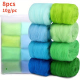 Palette de Laine Mèche - 8 Couleurs