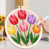 Punch Needle Fleur