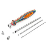 Set d'Aiguilles Punch Needle en Bois
