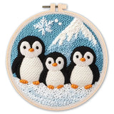 Punch Needle Bonhomme de Neige