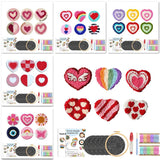 Kit Punch Needle - Dessous de Verre Coeur