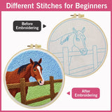 Punch Needle Cheval