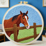 Punch Needle Cheval