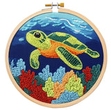 Punch Needle Tortue
