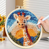 Punch Needle Girafe