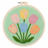 Punch Needle Fleur