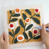 Kit Punch Needle Complet - Motif Floral