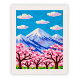Kit Punch Needle - Montagne en Fleurs