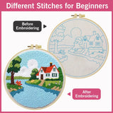 Kit Punch Needle - Paysage Champêtre