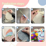 Kit Punch Needle - Dessous de Verre Coeur