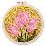Punch Needle Fleur