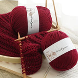 Fil de Laine Pure pour Punch Needle 500g