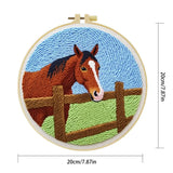 Punch Needle Cheval