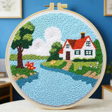 Kit Punch Needle - Paysage Champêtre