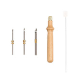 Set d'Aiguilles Punch Needle en Bois