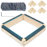 Cadre Punch Needle Carré en Bois