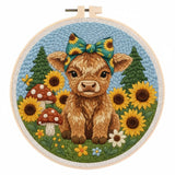 Punch Needle Vache