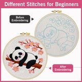 Punch Needle Panda