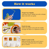 Punch Needle Motif Animal
