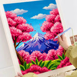 Kit Punch Needle - Mont Fuji Printanier