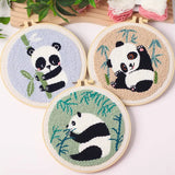 Punch Needle Panda
