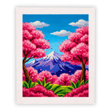 Kit Punch Needle - Montagne en Fleurs