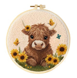 Punch Needle Vache