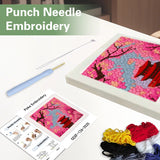 Kit Punch Needle - Coucher de Soleil Tropical