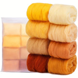Palette de Laine Mèche - 8 Couleurs