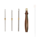 Set d'Aiguilles Punch Needle en Bois