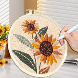 Punch Needle Fleur