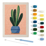 Punch Needle Cactus