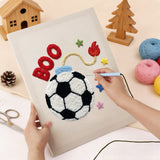 Punch Needle Ballon de Football