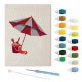 Punch Needle Parasol de Plage