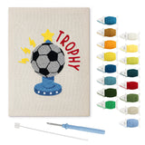Punch Needle Trophée Football