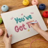 Punch Needle Message Motivant