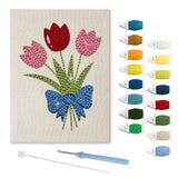 Punch Needle Bouquet de Tulipes
