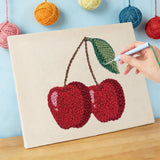 Punch Needle Cerises
