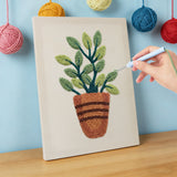 Punch Needle Plante Verte